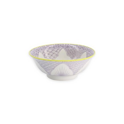 Bol Lily Flower Mixed Bowls Ramen Porcelaine Ø20,5 Cm 1,2 L Violet TOKYO DESIGN STUDIO