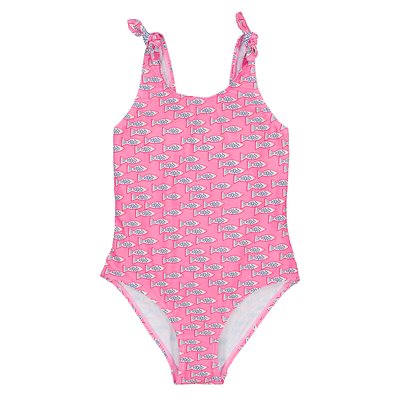 Maillot de bain 1 pièce imprimé avec nœuds épaule LA REDOUTE COLLECTIONS