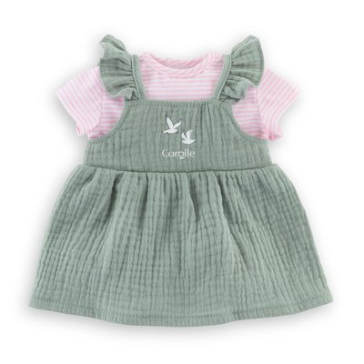 Robe à volants et T-Shirt Bords de Loire pour poupon 36 cm COROLLE