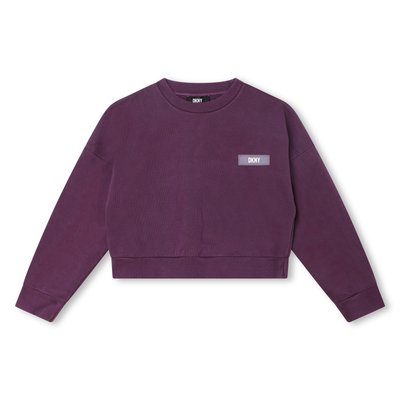 Sweat-shirt molletonné coton DKNY