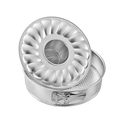 Moule à manqué et savarin double fond SILVER ZENKER
