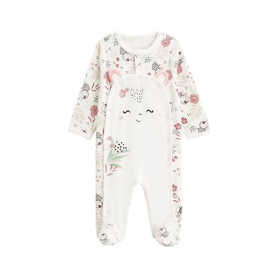 Pyjama bébé en velours ouverture pont Mya PETIT BEGUIN