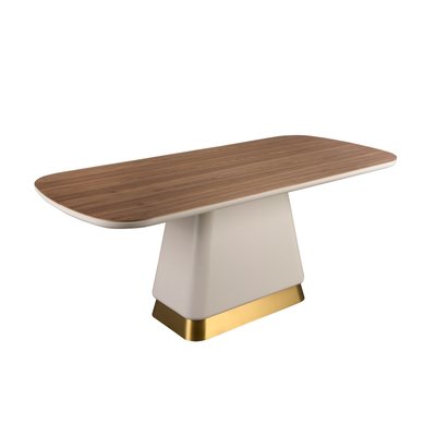 Table de salle à manger rectangulaire en noyer et bois ANGEL CERDA