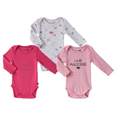 Lot de 3 body fille claire sucre d'orge SUCRE D'ORGE