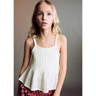 Top maille ajourée MANGO KIDS