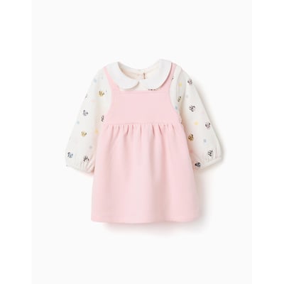 Robe à manches longues en coton peigné avec Minnie ZIPPY