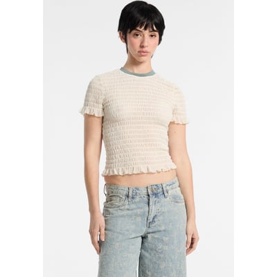 T-Shirt À Smocks GUESS