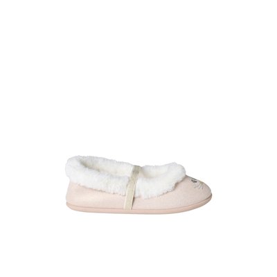 Chaussons ballerines élastiqués fourrés enfant VERTBAUDET