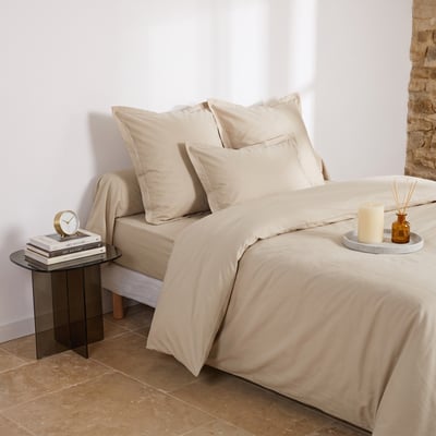 Housse De Couette Uni Percale De Coton - UNIS PERCALE TRADITION DES VOSGES