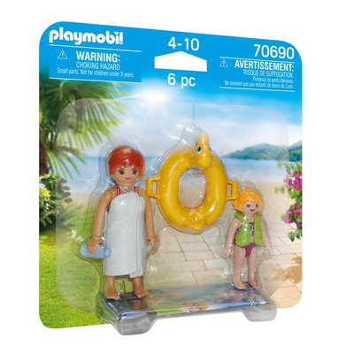 DuoPack Baigneurs du parc aquatique PLAYMOBIL
