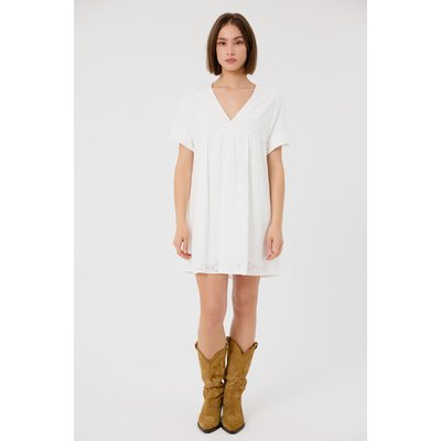 Robe légère et romantique avec broderies délicates et col en V JOELY ARTLOVE