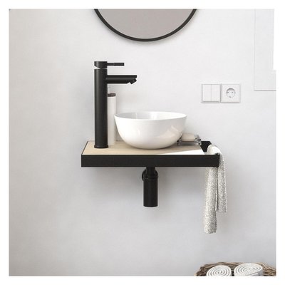 Lave-mains plan fin + vasque + robinet SOHO MOB IN