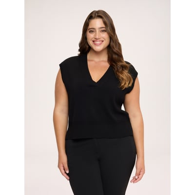 Gilet à col en V FIORELLA RUBINO