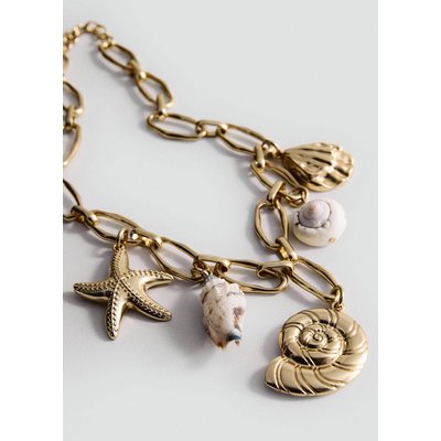 Colliers perles coquillages MANGO