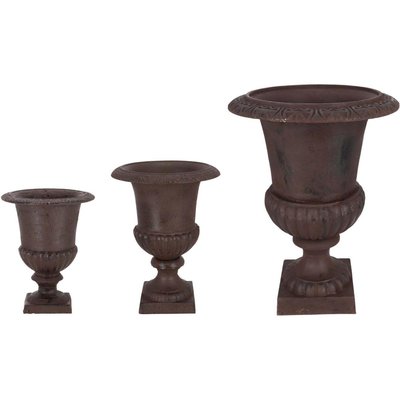 Vase Médicis en fonte Lot de 3 JARDINDECO