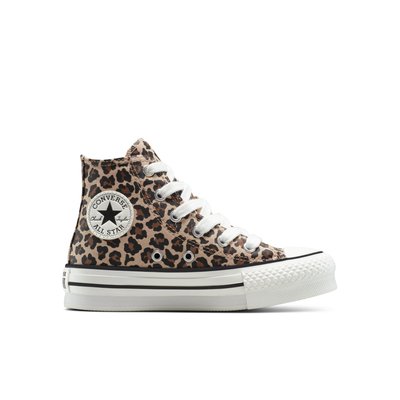 Baskets CHUCK TAYLOR ALL STAR EVA LEOPARD LIFT PLATFORM CONVERSE