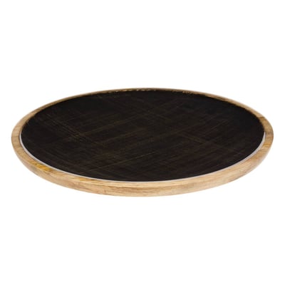Assiette de présentation ronde en manguier AVA ATMOSPHERA