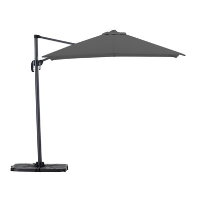 Set parasol deporté, carré, MILAN DEFORA HOME