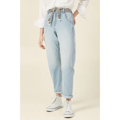 Jeans boyfriend ceinturé BONOBO