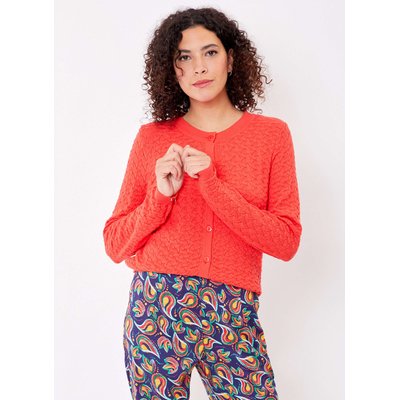 Gilet maille fantaisie uni AGATA LA FIANCÉE