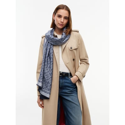 Bufanda de modal, MONOGRAM TOMMY HILFIGER