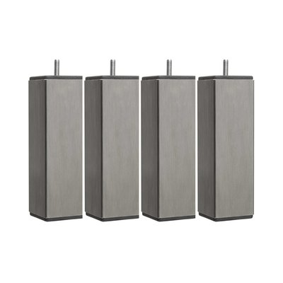 Pied carré inox (lot de 4) SOMEO