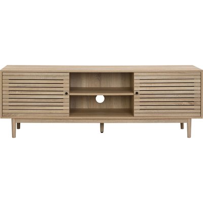 Meuble TV 2 portes couleur chêne - TIVOLI HOMIFAB