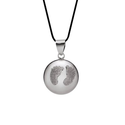 Bola de grossesse Babyfeet Black Rhodium CACHE COEUR