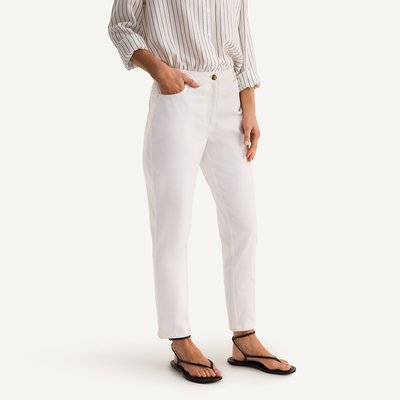Pantalon droit 7/8ème, coton stretch ANNE WEYBURN