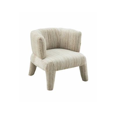 Fauteuil de salon design à rayures CORTINA PIER IMPORT