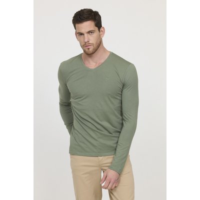 T-Shirt manches longues coton regular AJESSY LEE COOPER