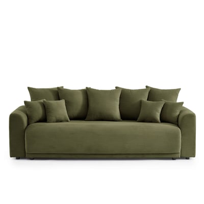 Canapé droit convertible velours  SOLINE BAÏTA