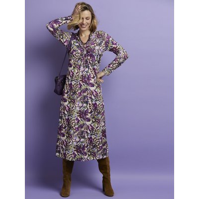 Robe avec noeud et effet drapé DAXON