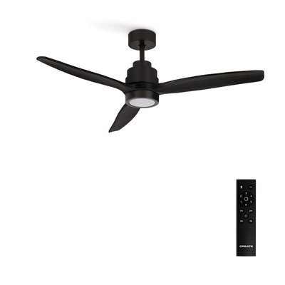 Ventilateur de plafond avec pales en ABS technique avec lumière et télécommande WIND STYLANCE CREATE