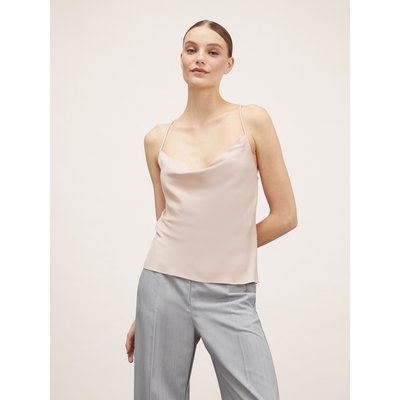 Top drapé en satin MOTIVI