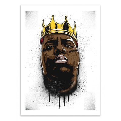 Affiche d’art 30 x 40 cm - Biggie - Bokkaboom WALL EDITIONS