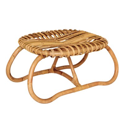 Pouf en rotin gm BOUCLE KOK