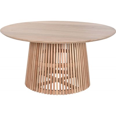 Table de salon en mindi, ronde, Scandi RECOLLECTION