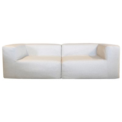 Canapé modulable en lin, déhoussable MX HOME