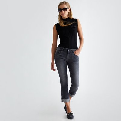 Jean skinny gris foncé top