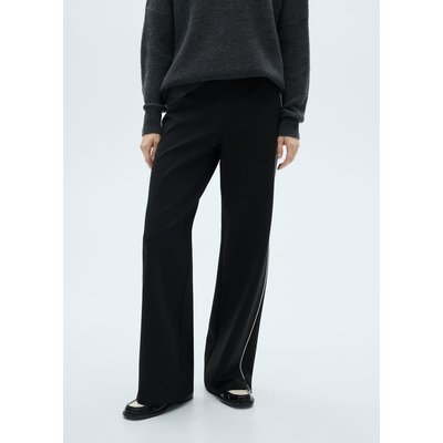 Pantalon maille rayure contrastante MANGO