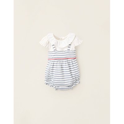 Body avec Volants + Combi-short à Rayures ZIPPY