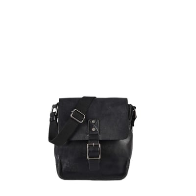 Sac bandoulière Traveler cuir BASILIC PEPPER