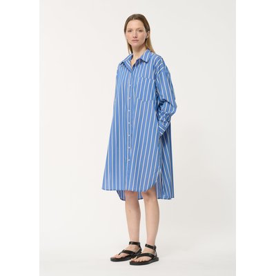 Robe chemise en popeline de coton rayée HUMILITY
