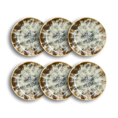 Lot de 6 assiettes creuses en porcelaine 26cm, MAKA NOVASTYL