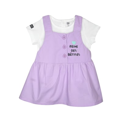 Ensemble tee shirt robe grethel popeline bebe SUCRE D'ORGE