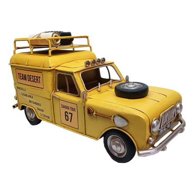 Voiture décorarive en métal 4L ANTIC LINE CRÉATIONS