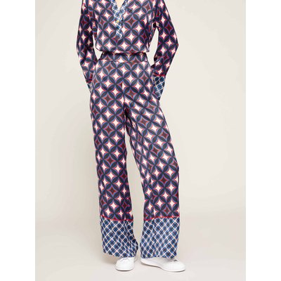 Pantalon large fluide en satin MOTIVI