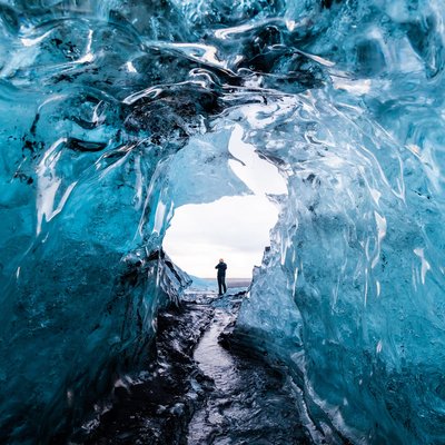 Tableau Mural Grotte De Glace MONTAGNE CEANOTHE