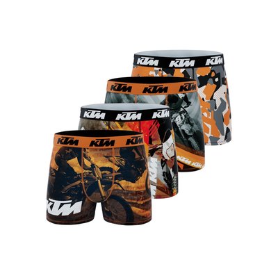 Lot de 4 Boxers microfibre FREEGUN